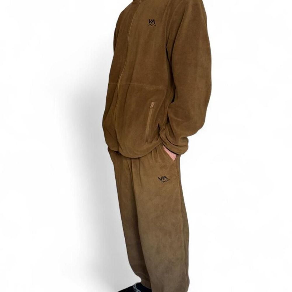 Rvca Men's Brown and Tan Jumpsuit